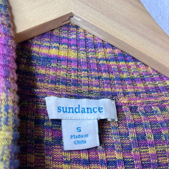 Sundance Multicolored Marled Ribbed Knit Turtleneck Sweater - Picture 2 of 6